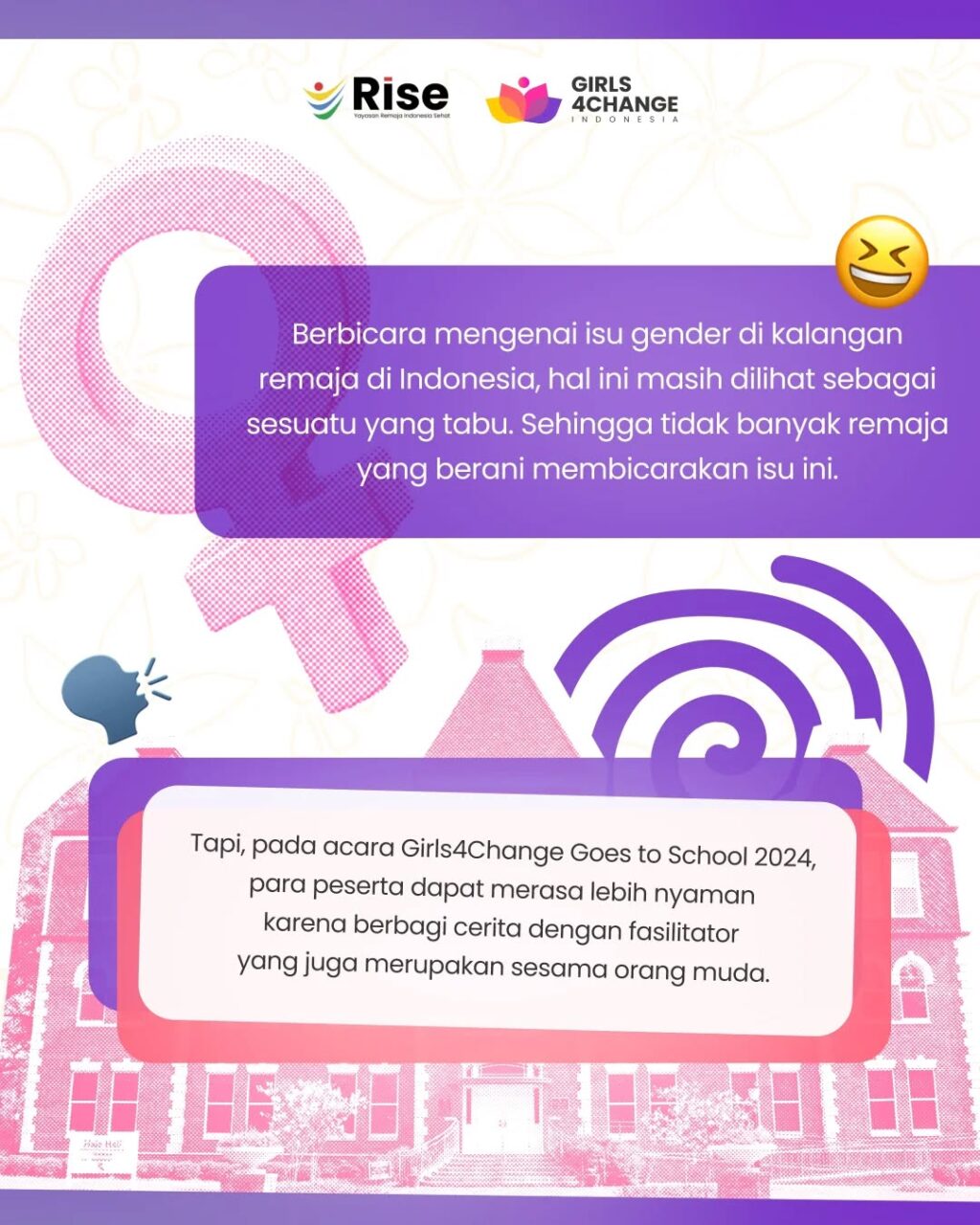Instagram post from girls4change.id. This post is in position 2.