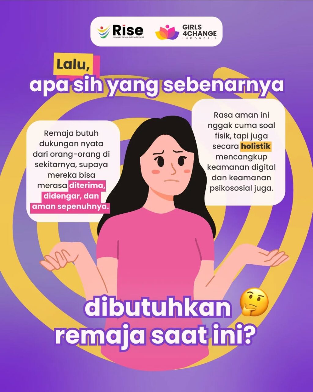 Instagram post from girls4change.id. This post is in position 2.