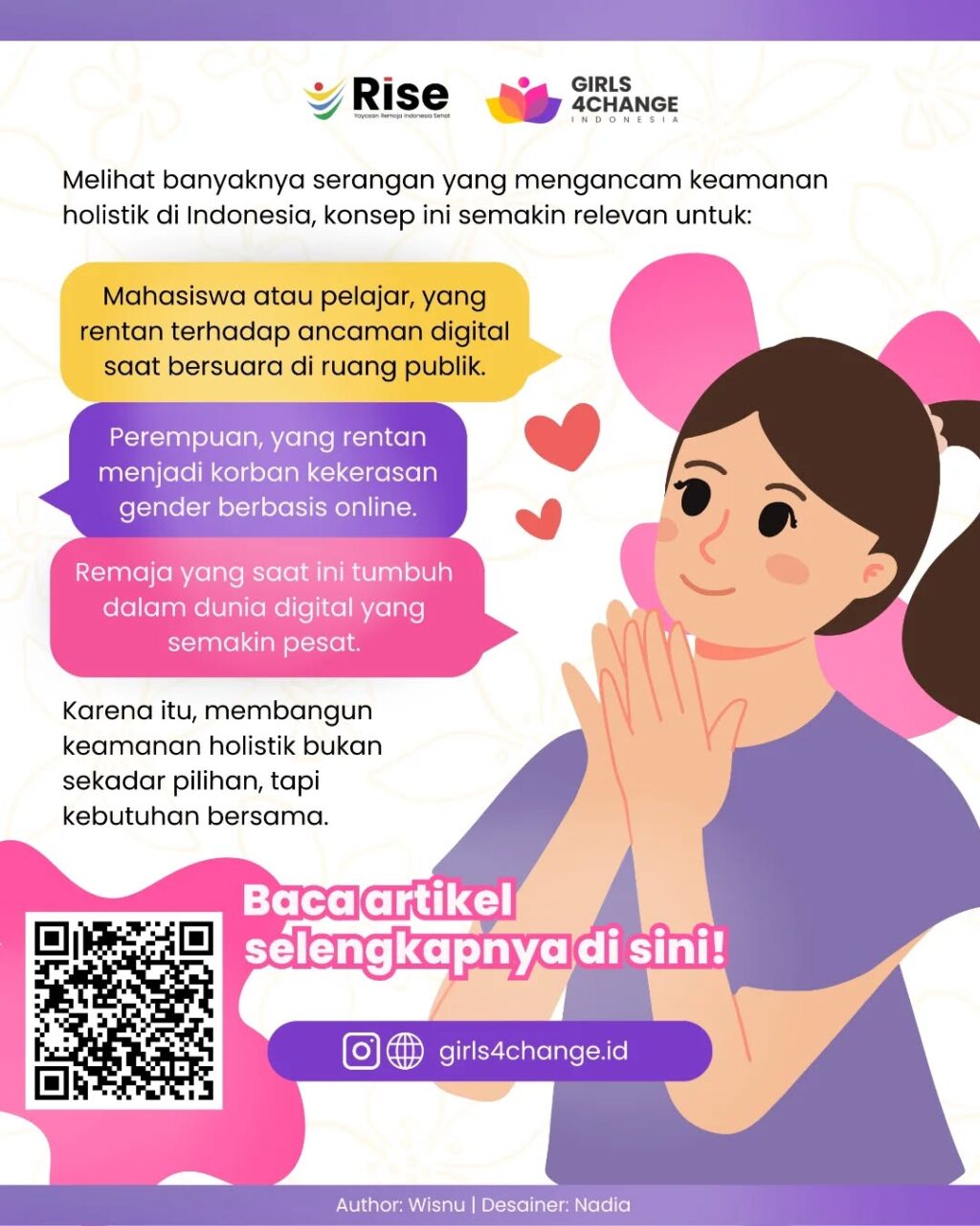 Instagram post from girls4change.id. This post is in position 5.
