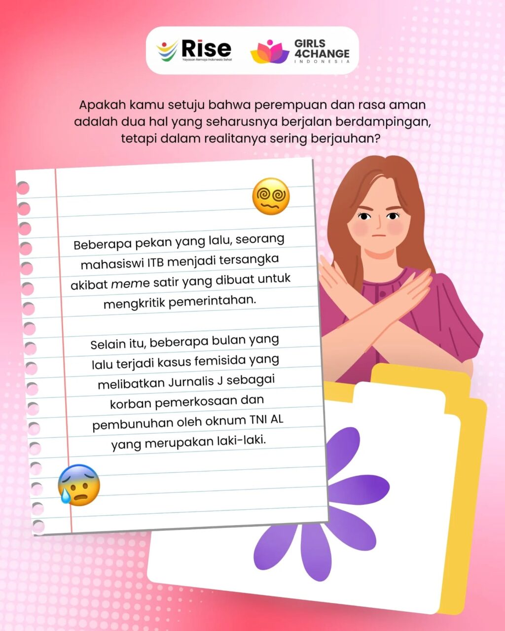 Instagram post from girls4change.id. This post is in position 1.