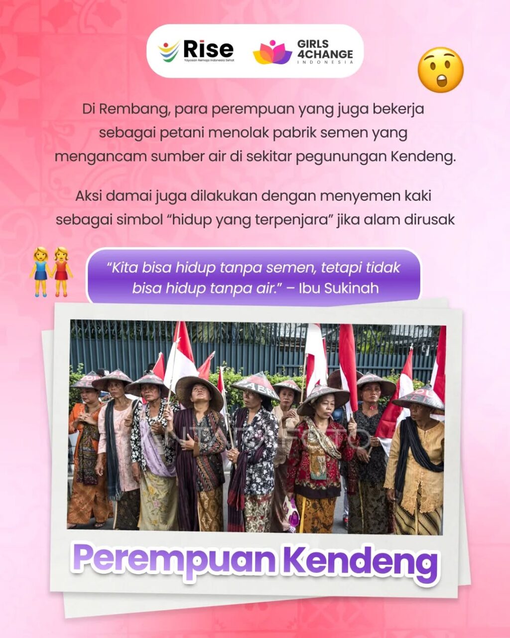 Instagram post from girls4change.id. This post is in position 3.