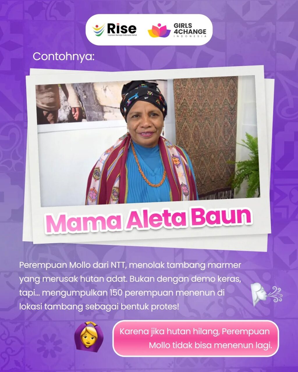 Instagram post from girls4change.id. This post is in position 2.