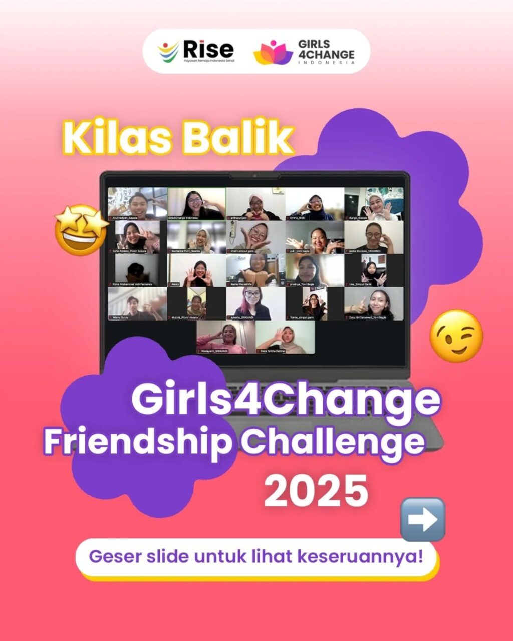 Instagram post from girls4change.id. This post is in position 0.