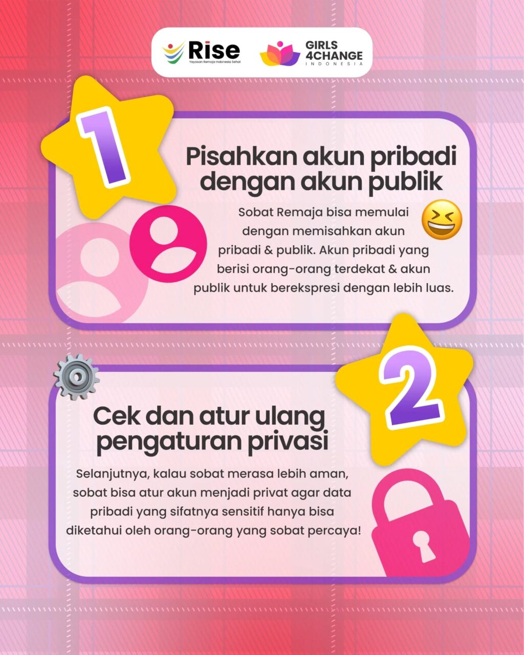 Instagram post from girls4change.id. This post is in position 1.