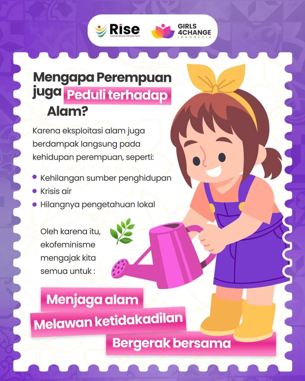 Instagram post from girls4change.id. This post is in position 4.