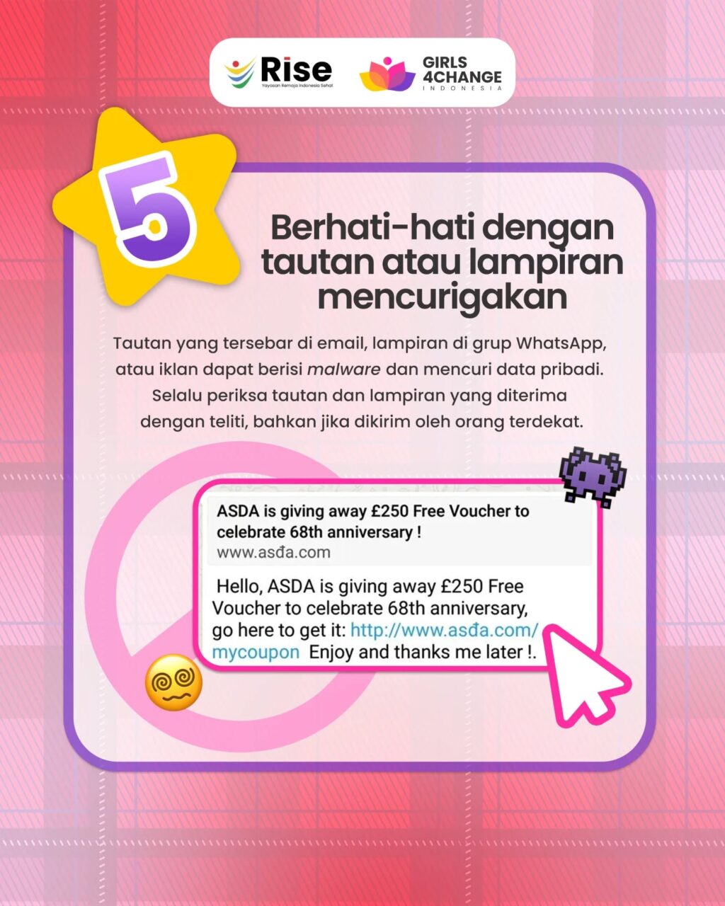Instagram post from girls4change.id. This post is in position 3.