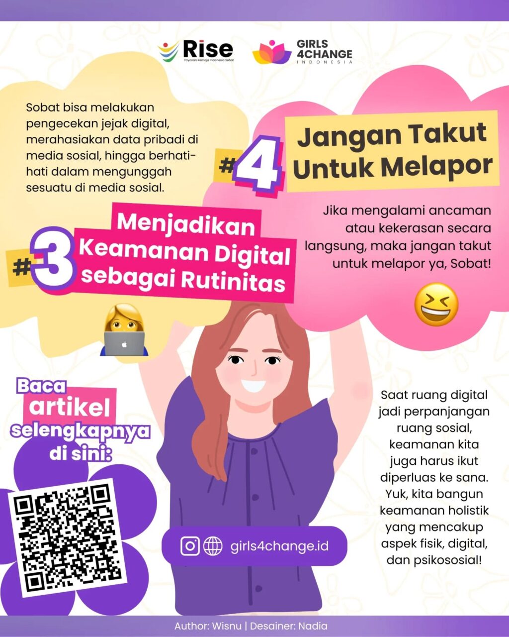 Instagram post from girls4change.id. This post is in position 5.